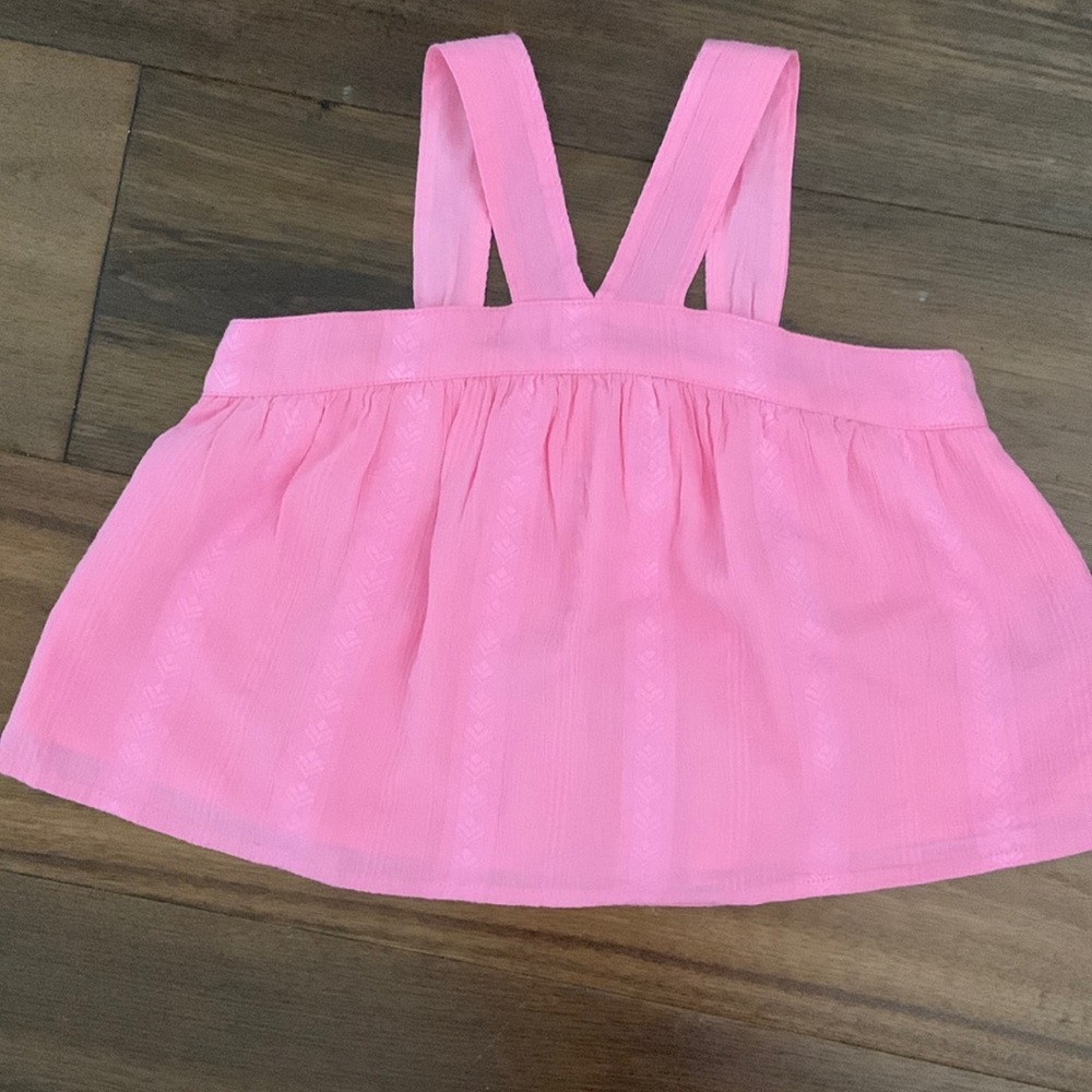 NWT pink peasant top